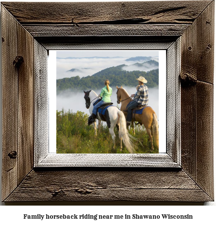 family horseback riding near me in Shawano, Wisconsin